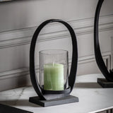 Ghedi Hooper Lantern Small Black — SantoLusso®