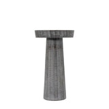 Ghedi Enya Candlestick Small Antique Grey — SantoLusso®