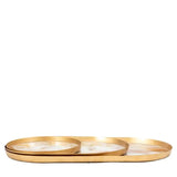 Ghedi Sahara Round Marbled Tray (Set of 3) — SantoLusso®