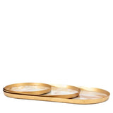 Ghedi Sahara Round Marbled Tray (Set of 3) — SantoLusso®