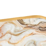 Ghedi Sahara Round Marbled Tray (Set of 3) — SantoLusso®