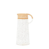 Ghedi Callow Pitcher Vase White Natural — SantoLusso®
