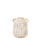 Ghedi Ica Vase Small Earthy White — SantoLusso®