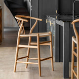 Ghedi Cassius Bar Stool Natural (2pk) — SantoLusso®
