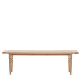 Ghedi Ivo Dining Bench Natural — SantoLusso®