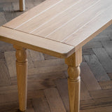 Ghedi Ivo Dining Bench Natural — SantoLusso®