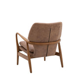 Ghedi Kalto Armchair Brown Leather — SantoLusso®