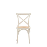 Ghedi Rigard Chair White Rattan (2pk) — SantoLusso®
