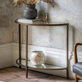 Ghedi Ora Console Table Bronze — SantoLusso®