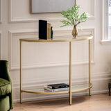 Ghedi Ora Console Table Champagne — SantoLusso®