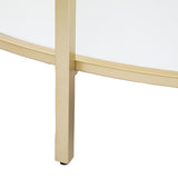 Ghedi Ora Console Table Champagne — SantoLusso®