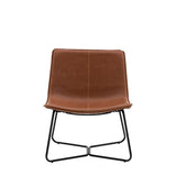 Ghedi Mosso Lounge Chair Brown — SantoLusso®
