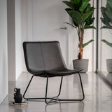 Ghedi Mosso Lounge Chair Charcoal — SantoLusso®