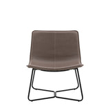 Ghedi Mosso Lounge Chair Ember — SantoLusso®
