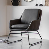 Ghedi Ulama Chair Charcoal — SantoLusso®