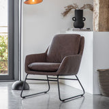 Ghedi Ulama Chair Brown — SantoLusso®