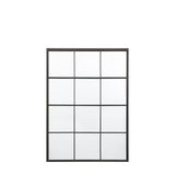 Ghedi Vista Mirror Black Large — SantoLusso®