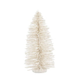 Ghedi Glittered Brush Tree Small White — SantoLusso®
