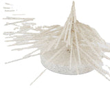 Ghedi Glittered Brush Tree Large White — SantoLusso®