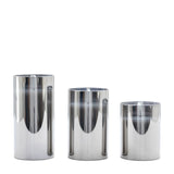 Ghedi LED Candle Grey Votive Set of 3 — SantoLusso®