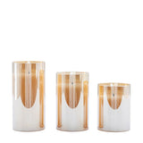 Ghedi LED Candle Gold Votive Set of 3 — SantoLusso®