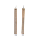 Ghedi LED Dinner Candle Set of 2 Gold — SantoLusso®