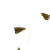 Ghedi Brush Tree Garland 15 LED Lights Gold — SantoLusso®