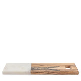 Ghedi Hare Board Small White Marble — SantoLusso®