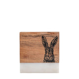 Ghedi Hare Coasters White Marble Set of 4 — SantoLusso®