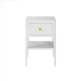 DI Designs Abberley Bedside | White | 1 Drawer — SantoLusso®