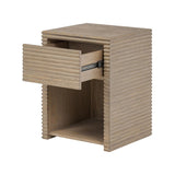 DI Designs Wickham Ribbed Oak Bedside | 1 Drawer