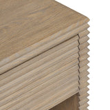 DI Designs Wickham Ribbed Oak Bedside | 1 Drawer