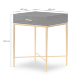 DI Designs Berkeley Bedside | Black