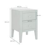 DI Designs Alton Bedside | Pigeon Grey