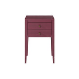 DI Designs Radford Bedside | Red | 2 Drawers — SantoLusso®