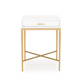 DI Designs Berkeley Bedside | White — SantoLusso®