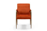 DI Designs Campden Club Chair – Rust Orange — SantoLusso®