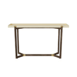 DI Designs Hambledon Console | Cream Shagreen — SantoLusso®