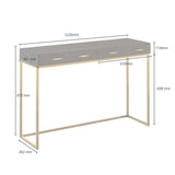 DI Designs Hampton Console | Brown Shagreen