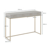DI Designs Hampton Console | Grey Shagreen