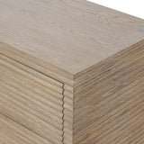 DI Designs Wickham Ribbed Oak Chest of Drawers