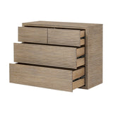 DI Designs Wickham Ribbed Oak Chest of Drawers