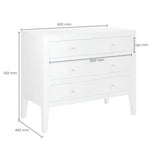 DI Designs Alton Chest of Drawers | White