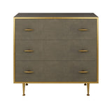 DI Designs Hampton Chest of Drawers | Grey Shagreen — SantoLusso®