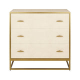 DI Designs Hampton Chest of Drawers | Ivory Shagreen — SantoLusso®