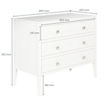 DI Designs Radford Chest of Drawers | White
