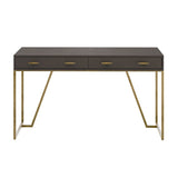 DI Designs Hampton Desk | Brown Shagreen — SantoLusso®