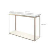 DI Designs Elmley Console Table | Ivory