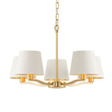 Ghedi Arnoldo 5 Pendant Light Brushed Gold — SantoLusso®