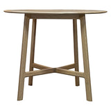 Ghedi Cabrera Round Dining Table Oak — SantoLusso®
